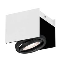 EGLO Vidago - LED Plafondlamp - 1-lichts - wit/zwart - thumbnail