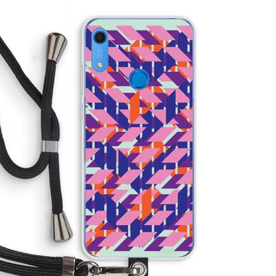 Skew Blush 3: Huawei Y6s Transparant Hoesje met koord
