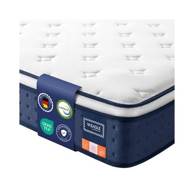 Pocketveringmatras met Geltraagschuim en Zevenzonesupport, 200 x 140 x 25 cm