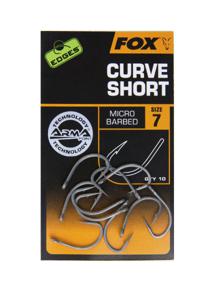 Fox Edges Armapoint Curve Shank Short Size 6 10St.