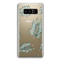 Simple leaves: Samsung Galaxy Note 8 Transparant Hoesje