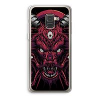 Hell Hound and Serpents: Samsung Galaxy A8 (2018) Transparant Hoesje
