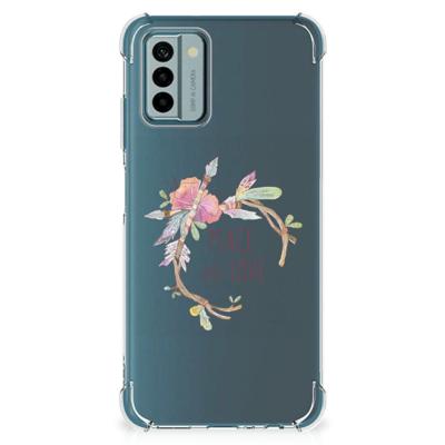 Nokia G22 Stevig | Bumper Hoesje | Boho Text Nokia G22 Stevig | Bumper Hoesje | Boho Text