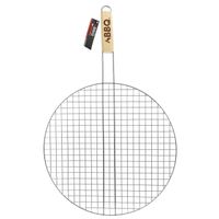 BBQ collection barbecue rooster grill - rond - metaal/hout - Dia 40 cm   - - thumbnail