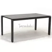 Tuintafel Goa HPL 160 x 95 cm Donkergrijs