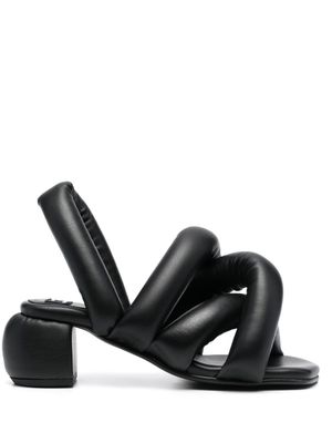 YUME YUME x Henrik Vibskov sandales à talon sculpté - Noir