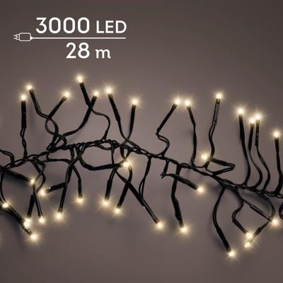 Clusterverlichting led 3000 lampjes soft gold