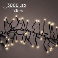 Clusterverlichting led 3000 lampjes soft gold