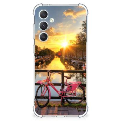 Samsung Galaxy S23 FE Telefoonhoesje met valbescherming Amsterdamse Grachten Samsung Galaxy S23 FE Telefoonhoesje met valbescherming Amsterdamse Grachten