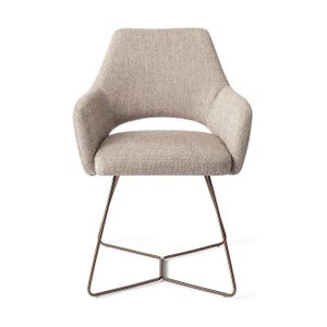 Jesper Home Yanai eetkamerstoel beehive rose Biscuit Beach