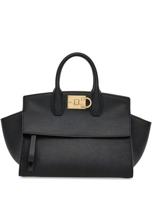 Ferragamo sac à main Studio médium - Noir