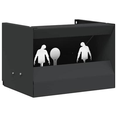 Kogel Trap Box Zwart 29 x 22 x 20 cm Staal