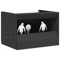 Kogel Trap Box Zwart 29 x 22 x 20 cm Staal