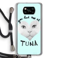 You had me at tuna: Xiaomi Poco X3 Pro Transparant Hoesje met koord