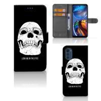 Telefoonhoesje met Naam Motorola Moto E32 | Moto E32s Skull Eyes Telefoonhoesje met Naam Motorola Moto E32 | Moto E32s Skull Eyes