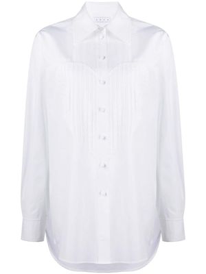 AREA chemise de smoking Heart-Bib - Blanc