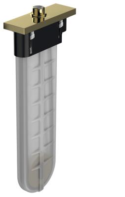 Hansgrohe sBox afbouwdeel rechthoekig, Polished Gold Optic