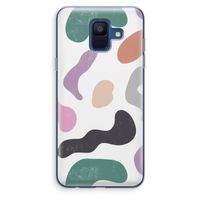 Memphis Shapes: Samsung Galaxy A6 (2018) Transparant Hoesje