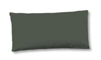 HIP Kussensloop "uni dessin" - Groen - (40x80 cm) - Katoen Satijn