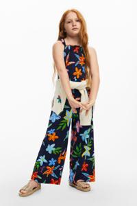 Bloemenprint jumpsuit - BLUE - 9/10