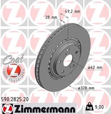 Remschijf Coat Z 590282520