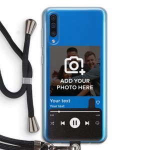 Music Player: Samsung Galaxy A50 Transparant Hoesje met koord