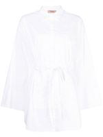 TWINSET chemise à taille nouée - Blanc