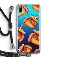 Hamburger: Huawei P Smart (2019) Transparant Hoesje met koord