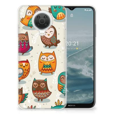 Nokia G20 | G10 | TPU Hoesje | Vrolijke Uilen