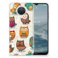 Nokia G20 | G10 | TPU Hoesje | Vrolijke Uilen