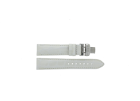 Horlogeband Tissot T0862081611600A / T600033623 Leder Wit 18mm