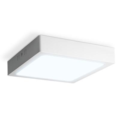 LED Downlight ECO - Vierkante opbouwspot - 18 Watt 1820 lumen - 6500K Daglicht wit - IP20 - extra plat