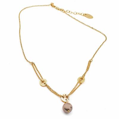 Dames ketting Folli Follie 3N7S063YB 30 cm