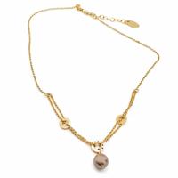 Dames ketting Folli Follie 3N7S063YB 30 cm
