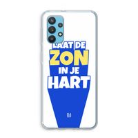 Laat de zon in je hart: Samsung Galaxy A32 4G Transparant Hoesje