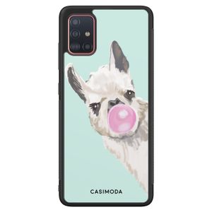 Samsung Galaxy A71 hoesje - Retro lama