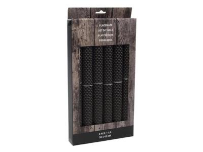 Svenska Living Placemat set a 6 30x45cm poly bruin