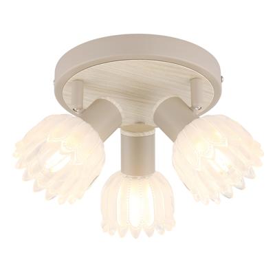 Globo 3-lichts plafondspotPlanta zand bruin - 54317-3