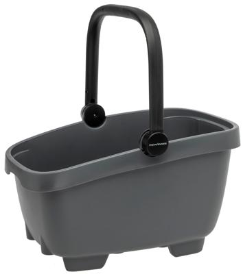 Newlooxs New looxs mand clipper antraciet racktime 28l 47x37x27 cm 700.810rt