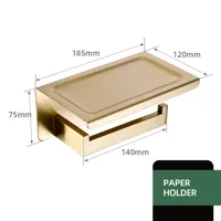 Badkamerhardware Set | RVS - Geborstelde Afwerking
