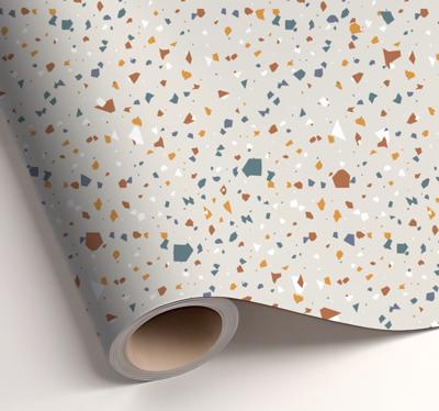 Terrazzo-imitatie muursticker patroon