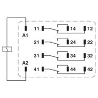 Phoenix Contact REL-IR4/LDP- 48DC/4X21 Industrieel relais 10 stuk(s)