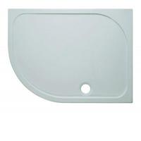 Crosswater Shower Tray douchebak 120x80x4.5cm links inclusief 90mm afvoer 55 radius met antikalkbehandeling polybeton wit SRQ81200LH Crosswater Shower Tray douchebak 120x80x4.5cm links inclusief 90mm afvoer 55 radius met antikalkbehandeling polybeton wit SRQ81200LH