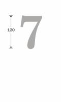 Huisnummer Roman 120mm-7 MGO