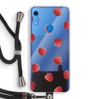 Framboosjes: Huawei Y6s Transparant Hoesje met koord