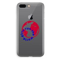 Run The World: iPhone 8 Plus Transparant Hoesje