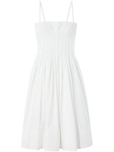 Proenza Schouler robe courte en popeline - Blanc