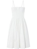 Proenza Schouler robe courte en popeline - Blanc