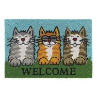 deurmat ruco prt. welcome cats 40x60cm - thumbnail