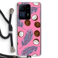 Kokosnoot roze: Xiaomi Mi Mix 4 Transparant Hoesje met koord